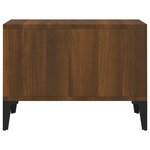 vidaXL Table basse Chêne marron 60x50x36 5 cm Bois d'ingénierie