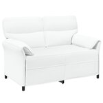 vidaXL Canapé 100  polyester  cadre en métal  MDF  Contreplaqué