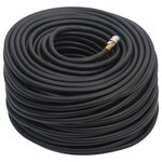 vidaXL Tuyau d'air hybride noir 0 6" 20 m caoutchouc et PVC