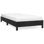 vidaXL Cadre de lit Noir 100x200 cm Velours