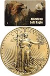 Monnaie AMERICAN GOLD EAGLE 1/200 Oz Or 30$ Liberia 2026