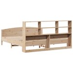 vidaXL Lit bibliothèque sans matelas 180x200 cm bois massif de pin
