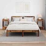 vidaXL Table d'appoint 2 Pièces Bois ancien 30 x 30 x 56 cm