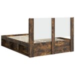 vidaXL Cadre de lit avec rangement et tête de lit 3 Pièces