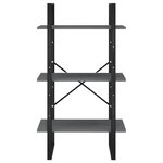 vidaXL Étagère de rangement Gris 60x30x105 cm Bois de pin massif