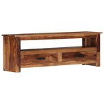 vidaXL Meuble TV 118x30x40 cm Bois massif
