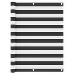 vidaXL Écran de balcon Anthracite et blanc 120x500 cm Tissu Oxford