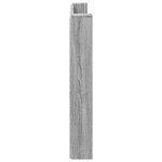 vidaXL Tête de lit Gris Sonoma 200 x 16 5 x 103 5 cm Bois d'ingénierie