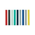 Lot de 10 Baguettes à relier A4 épaisseur 6 mm Incolore DURABLE
