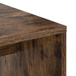 vidaXL Bureau d'écriture Chêne Fumé Chêne Fumé Bois d'ingénierie Moyenne