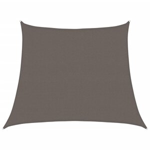 vidaXL Voile d'ombrage 160 g/m² Anthracite 3/4x3 m PEHD