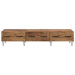 vidaXL Meuble TV Bois ancien 150 x 36 x 30 cm Bois d'ingénierie