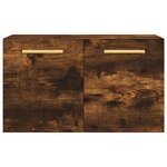 vidaXL Armoire murale Chêne fumé 60x36 5x35 cm Bois d'ingénierie