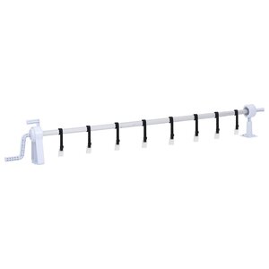vidaXL Rouleau de couverture de piscine avec base en plastique