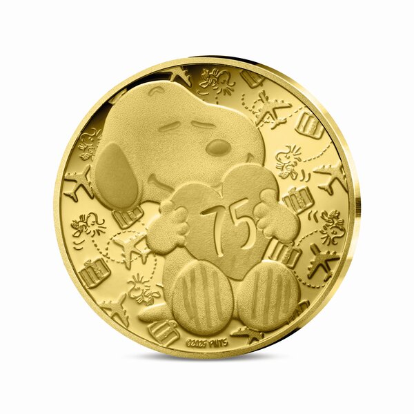 Snoopy Monnaie de 5€ Or 1/2g