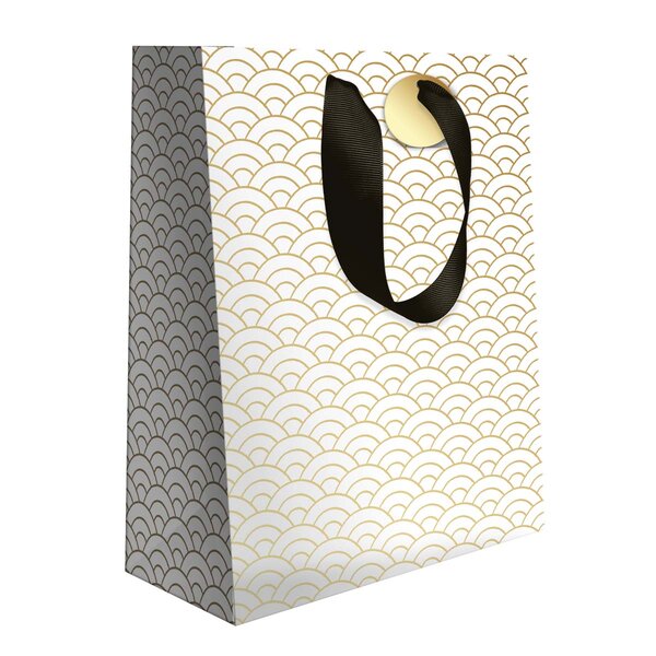 Sac Cadeau Rainbow En Or - Petit Format - Draeger paris