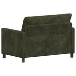 vidaXL Canapé Vert 126 x 81 x 87 5 cm Polyester