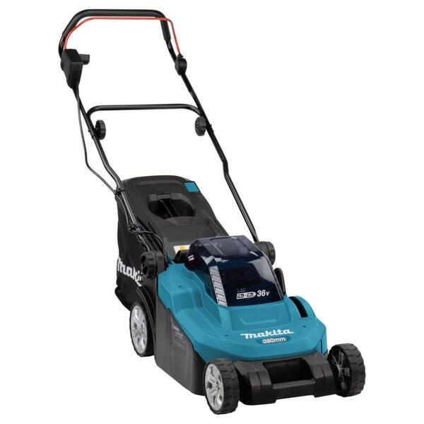 Makita tondeuse à gazon sans fil 36 v noir et bleu