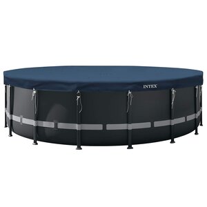 INTEX Couverture de piscine INTEX Ø488 x 20 cm Rond PVC PET