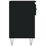 vidaXL Armoire à chaussures Noir 102x36x60 cm Bois d'ingénierie