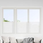 vidaXL Film de fenêtre statique Motif de stores 45 x 500 cm PVC