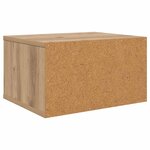vidaXL Support d'imprimante Chêne artisanal 40 x 32 x 24 cm