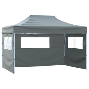 vidaXL Tente de fête 280 x 410 x 315 cm Anthracite Tissu Oxford