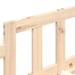 vidaXL Lit de jour sans matelas 90x190 cm bois de pin massif