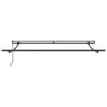 vidaXL Auvent Vert et blanc 300 x 250 cm tissu