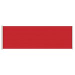 vidaXL Auvent latéral rétractable de patio 200x600 cm Rouge