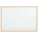 vidaXL Tableau blanc magnétique avec cadre en pin massif 80 x 55 cm