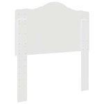vidaXL Tête de lit Blanc Brillant 75 cm Bois d'ingénierie