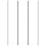 vidaXL Cloison de séparation 3 panneaux Blanc 150x220 cm Tissu