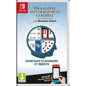Programme d'entrainement cérébral du Dr Kawashima pour Nintendo Switch - Stylet inclus
