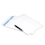 Lot de 50 Enveloppes blanches C4 sans fenêtre gamme Courrier+ C4-SF