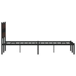vidaXL Cadre de lit sans matelas avec tête de lit 120x190 cm