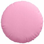 vidaXL Coussins de siège 2 Pièces Rose Ø80 x 29 cm tissu