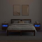 vidaXL Meubles TV muraux 2 Pièces Bois Ancien 40 x 30 x 40 cm