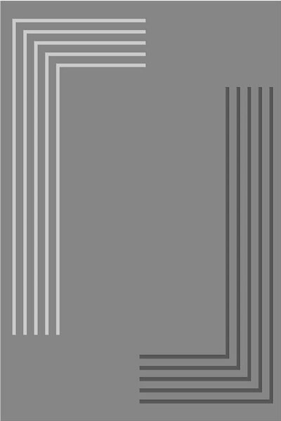 Tapis d'intérieur GREC 160 x 230 cm - Gris