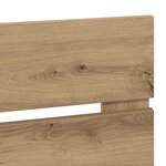 vidaXL Tête de lit Chêne artisanal 180 cm Bois d'ingénierie