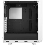 FRACTAL DESIGN - Boîtier PC Meshify 2 Compact Blanc Panneau Verre Trempé Transparent