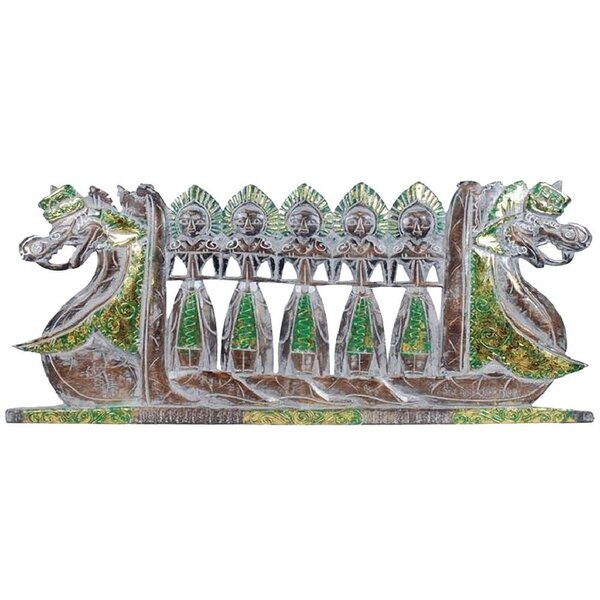 Dragon décoration murale de bois