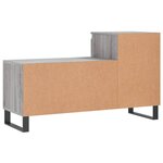 vidaXL Armoire à chaussures Sonoma gris 102x36x60 cm Bois d'ingénierie
