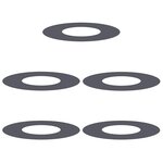 vidaXL adapté pour anneaux d'arbre plats 5 Pièces Anthracite Ø30 / 60 cm