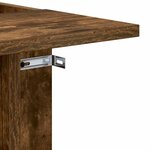 vidaXL Table d'appoint Chêne fumé 35 x 40 x 55 cm Bois d'ingénierie