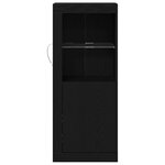 vidaXL Buffet Noir 41 x 37 x 100 cm Bois d'ingénierie