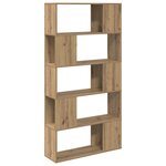 vidaXL Meuble TV Chêne Artisan Panneau de particules 80 x 24 x 155 cm