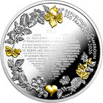 Monnaie WEDDING DOVES Love Argent 500 Francs Cameroon 2026 (PRÉCOMMANDE)