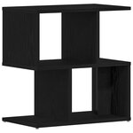 vidaXL Cabinet de chevet 2 Pièces Chêne noir 50 x 30 x 51 5 cm