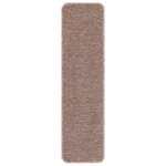 vidaXL Tapis Antidérapants pour Escaliers 15 Pièces Marron clair